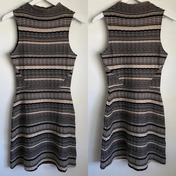 Twenty Dresses & Skirts - Twenty brand striped sleeveless high neck dress size XS